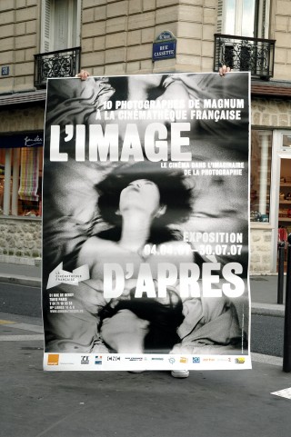 Poster with the stills of Antoine d’Agata.